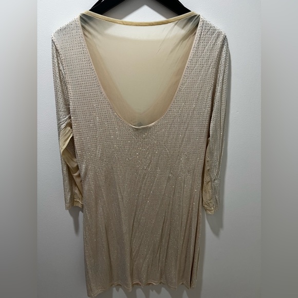 Bebe vintage diamond dress XL - Picture 3 of 7